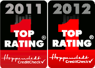 Zertifikat TopRating 2011 und 2012